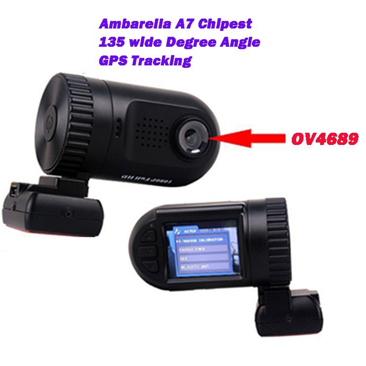 1296P 1080p Car DVRs Dashboard Camera Dash cam Ambarella A7 For Automotive Registrator Video Recorder GPS Tracker 0801 MINI 0805 (9)