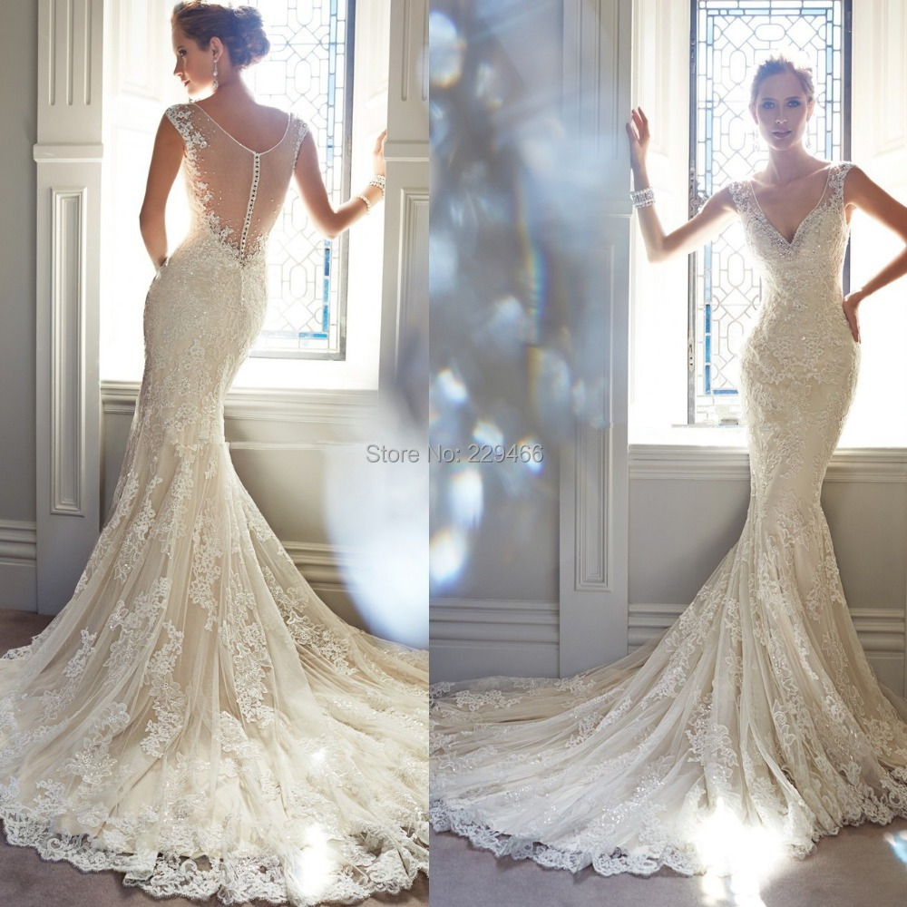 Lace Backless Wedding Dress Tumblr