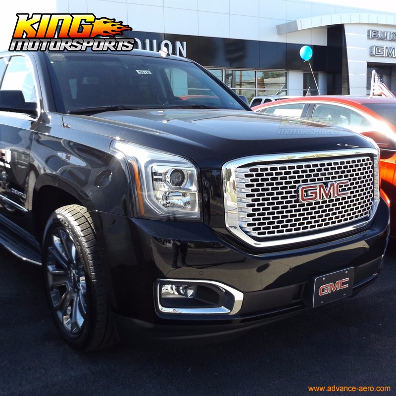 Fit For 2015 2016 Gmc Yukon Xl Mesh Denali Style Front Grille Grill Abs Chrome Global Free Shipping Worldwide Aliexpress Automobiles Motorcycles