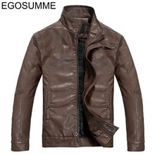 2013 new the large sizes men leather coat spring men’s leather jackets the clothing men’s jacket XXXL free shipping FLM003