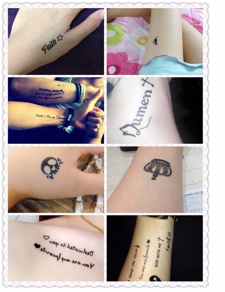 30pcs Cuckold Waterproof Tattoo Men Harajuku Tatoo Temporary Sticker ...