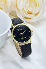 2015 Luxury Brand Geneva Women Dress Quartz Watches Fashion Rose Gold Flower Pattern Analog Casual Watches