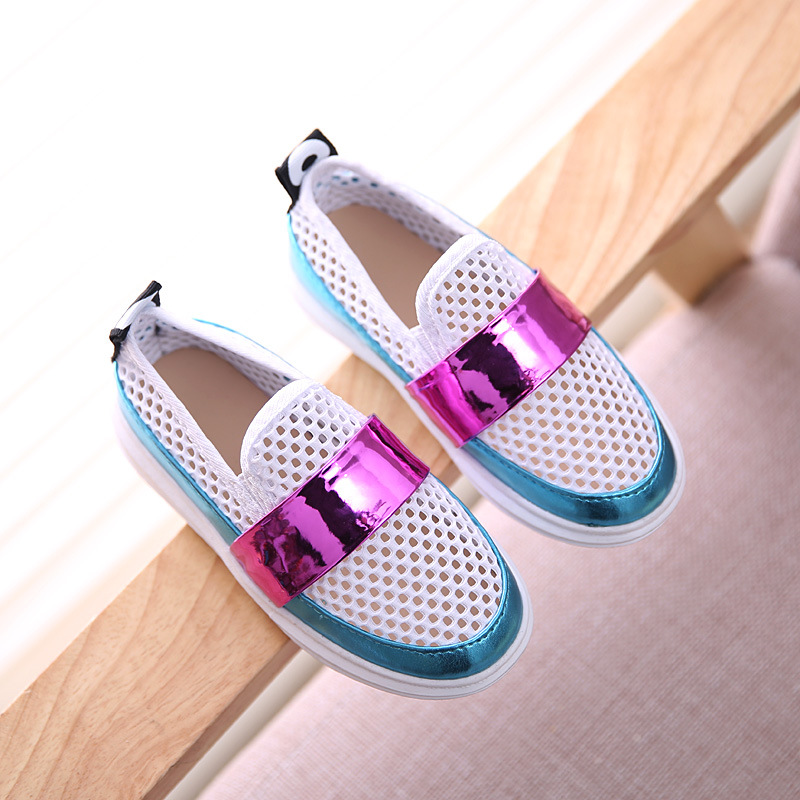 2016 spring Children s fashion leisure sports font b shoes b font Net cloth breathable sneaker