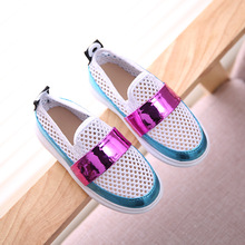 2016 spring Children’s fashion leisure sports shoes Net cloth breathable sneaker boy girl child single shoes running shoes A091
