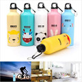 2016 Lovely Animal Outdoor Portable Sports Bicycle Water BottleTop Cycling Camping Aluminum Alloy Kids Bidon Cycling