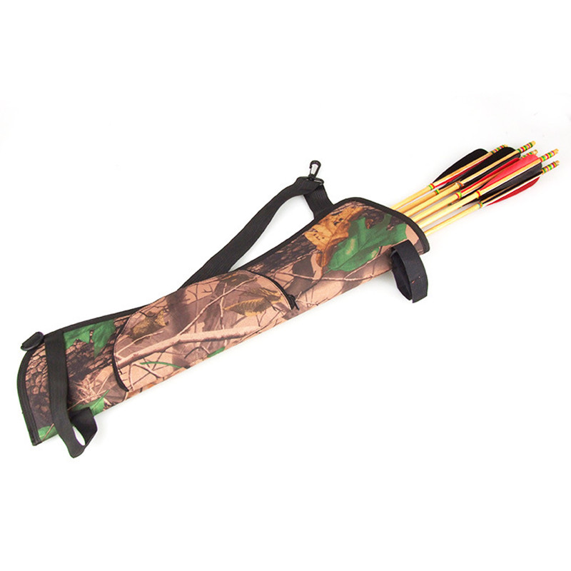 New Outdoor Top Grade Camouflage Archery Equipment Bag Bow Quiver Archery Easy Waist Hanging Arrow Pot