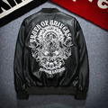 Fashion Men s Motorcycle Korean Style Youth Locomotive PU Leather Trend Casual Men s Jacket