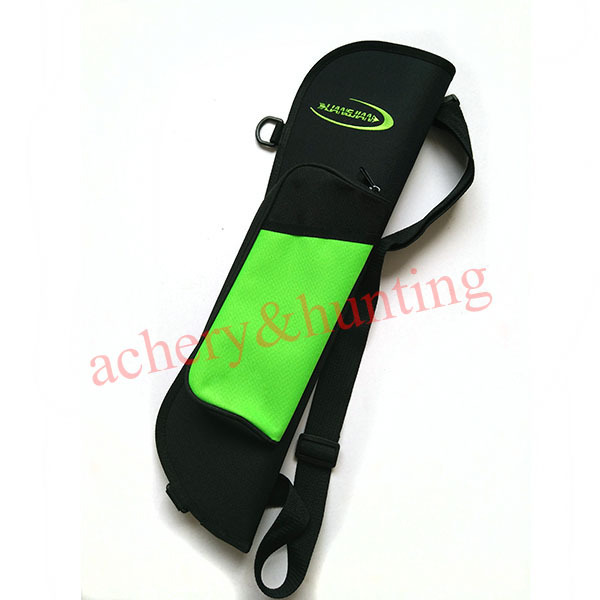 Green arrow bag quiver archery bow and arrow quiver bag for outdoor