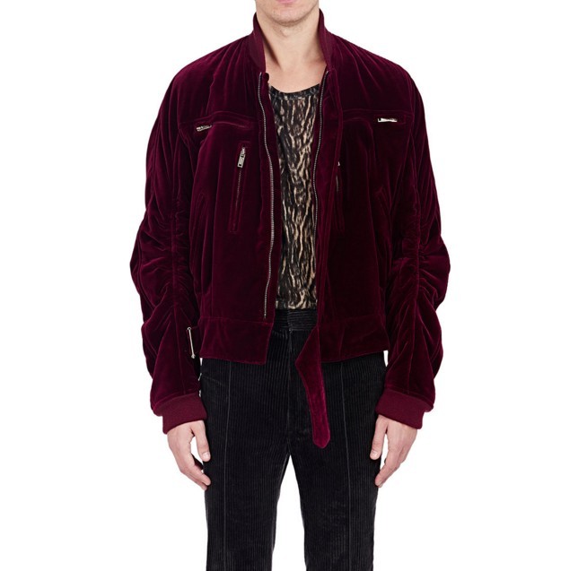 haider ackermann velvet blazer