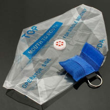 Gaugrious CPR Mask Keychain Emergency Face Shield First Aid Rescue bag kits