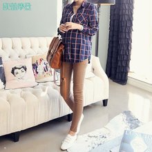 Care of pregnant women pregnant belly pants Korean version of the fall and winter clothes bottoming