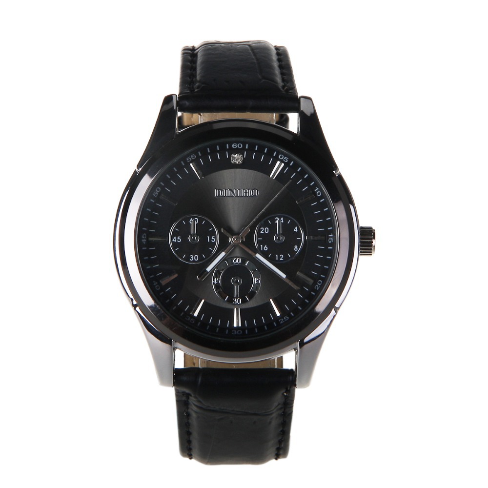 2015 Luxury Elegant men s Watch Stainless steel Famous Brand Leather Wristwatch Fashion Watch Analog Quartz