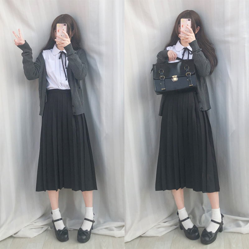 uniform skirts long