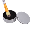 Protable Makeup Brushes Sponge Cleaner Iron Box for Eyeshadow Powder Contour Brush Cosmetic Remover Clean Switch