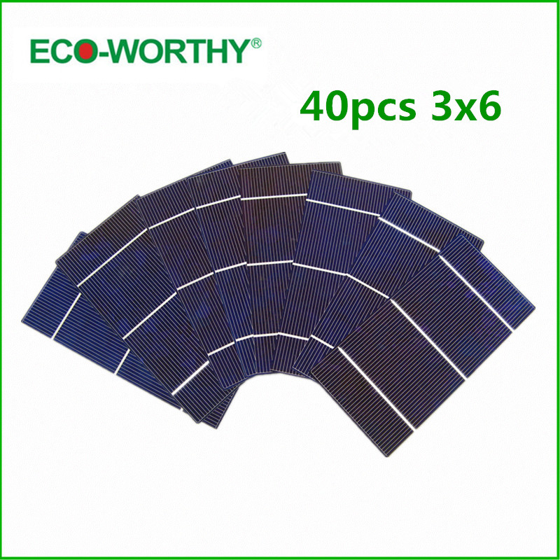 40pcs high efficiency 3x6 Solar Cells to DIY solar panels for home power use, free shipping 40pcs high efficiency 3x6 Solar Cells to DIY solar panels for home power use, free shipping