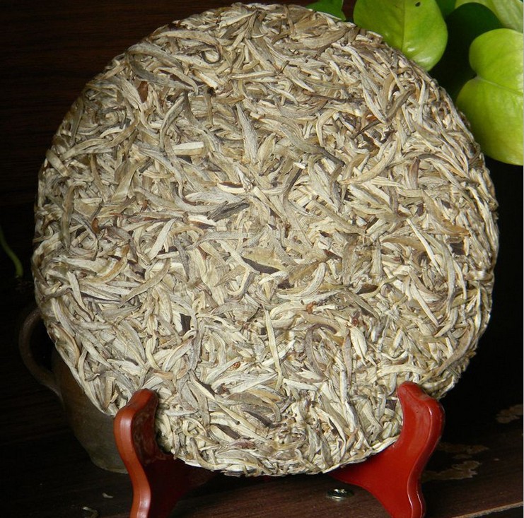 Super raw puer tea sheng puer Baekho silver needle Single bud white puer bai hao yin