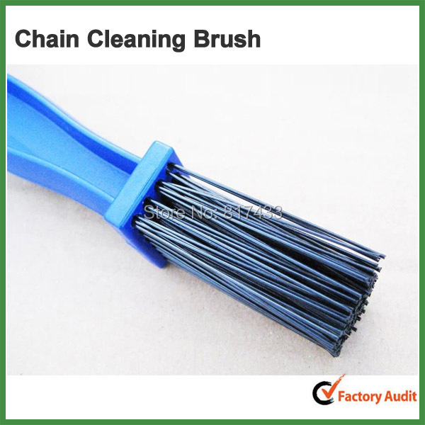Motorcycle bicycle chain brush