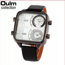 Relogio masculino moda ver oulm hombre relojes de pulsera relojes militares hombres deportes reloj de cuarzo de lujo a estrenar reloj