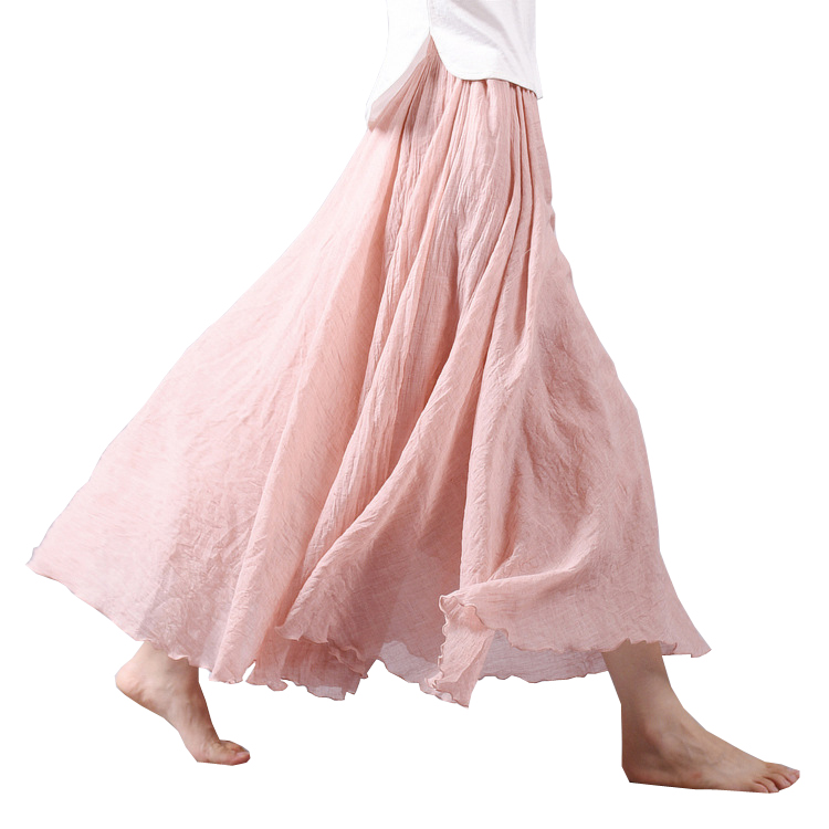 Linen Cotton Skirt 64