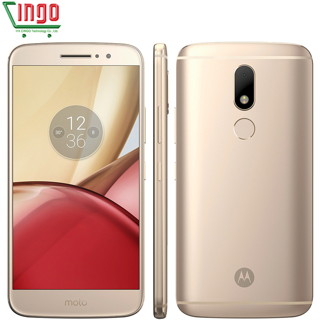 Original Motorola Moto M XT1662 Octa core Dual SIM 4G RAM 32G ROM Android 6.0 3050mAh 5.5'' NFC Fingerprint 4G LTE Smart Phone