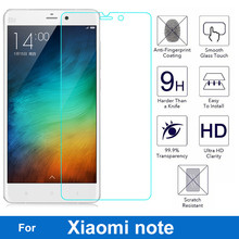 0.26mm Anti-Shock Front LCD Tempered Glass Film For Xiaomi Mi Note Pro minote 2015021 2015501 Screen Protector pelicula de vidro