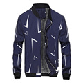 Winter Jacket Men 2016 Teen Warm Geometric Design Fit Thick Zippers Plus Velvet Long Sleeve Outerwear