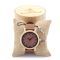 BOBO BIRD New Arrival Red Wood Watch For Women And Men With Japanese Miytor Movement Mens