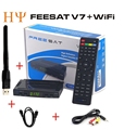 Genuine Freesat V7 HD Satellite Receiver Full 1080P 1PC USB WiFi DVB S2 HD Support