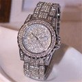 Luxury women watches rhinestone ceramic crystal Quartz watches FHD Watch Free shipping