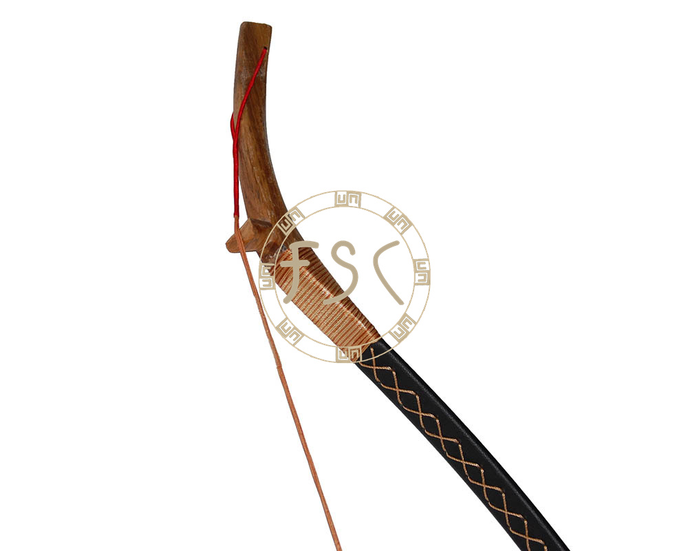 30lbs newly super quality red beech fiberglass recurve bow left or right hand longbow china horse