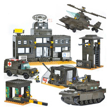 Sluban Military Series Army Heavy Tank Helicopters Air Defense System Construction Building Blocks Bricks Compatible With Legoe