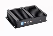 4010U/I5 4200U I3 no fan industrial control computer USB 2COM 3 Gigabit l network port