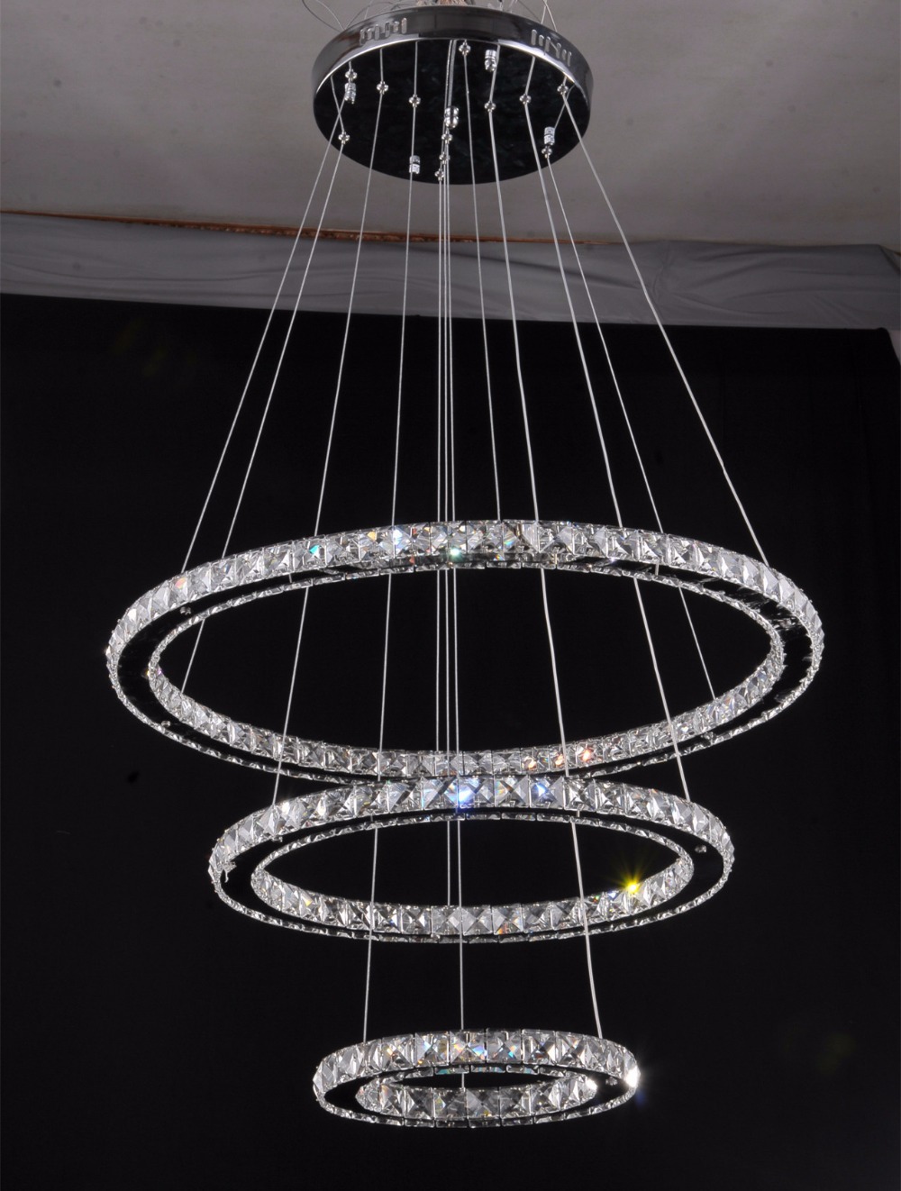 Illuminazione sospensione sfera: lampadario 20 luci moderno vetro ... Lampadario sospeso moderno