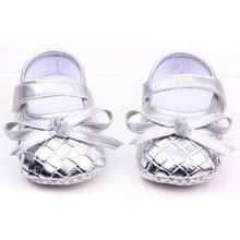 2015 New Baby Shoes 3 Colors Rhombus Lattice Pattern Soft Bottom Baby Girl Shoes PU First