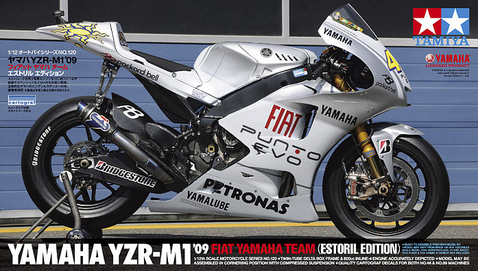 Tamiya 1:12 14120 YZR-M1 09 Fiat Yamaha Team - Estoril Edition