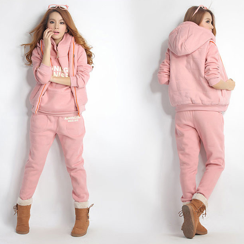 womens adidas tracksuit sets pink