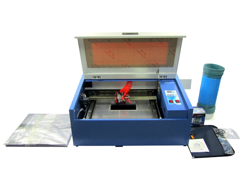 mini laser engraving machine LY 3040 co2 laser cutting machine 50W tube