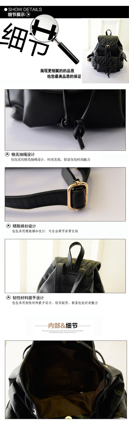 W02073 High Quality Korea Preppy Style Plaid 2014 New Fashion