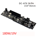 Realan DC DC ATX PSU 17v 24V 19V 180W Pico ATX Switch Pico PSU 24pin MINI