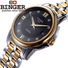2016 Fashion Casual wrist watch Full Steel Sports Noble CZ Diamond Wristwatches waterproof shockproof relogio watches Black Dial