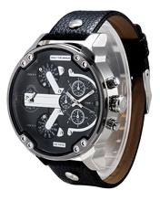 Big Dial DIESELS Watch Brand simulation of high quality sports fashion DZ watches Leather Strap quartz