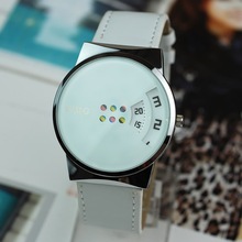 2015 nuevas mujeres del reloj WMG diseño innovador a su vez la placa Casual Watch Women Watch vestido cuarzo analógico reloj de pulsera reloj