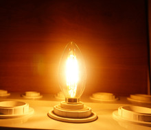 4Pcs Lot Energy Saving E12 E14 2W 4W LED Candelabra Light Filament Candle Bulb 220V 110V