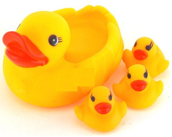 Swim Duck / Bath Duck (4pcs/pack), playing in the water baby bath Toys, pinch called 10set/lot+Free Shipping