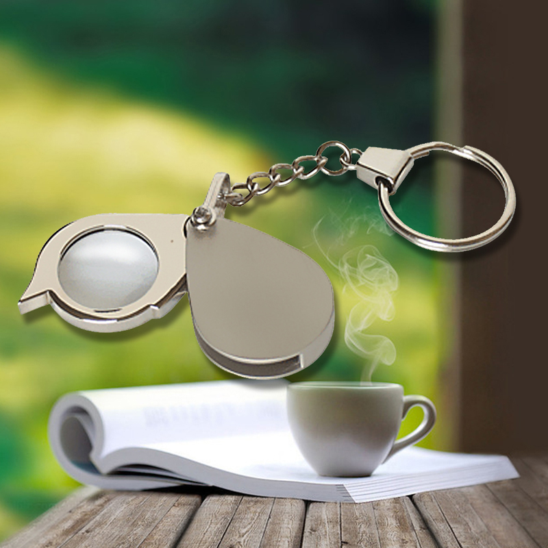 Гаджет  Portable 8X Folding Key Ring Magnifier with Key Chain 70*20 *30mm Mini Daily Magnifier For Reading Newspaper Jewelry Check E#CH None Инструменты