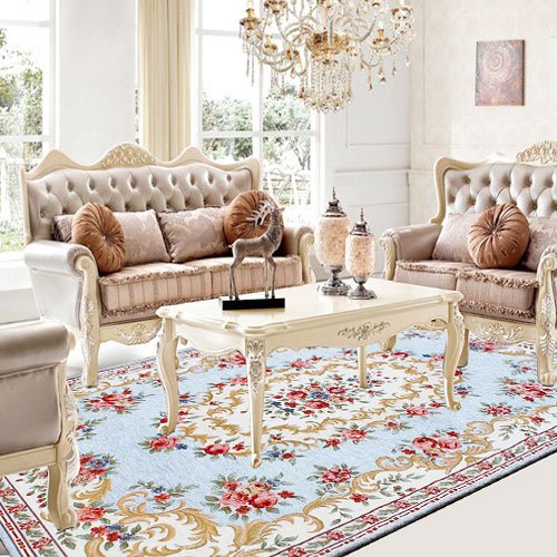 Online Kaufen Großhandel blau teppich wohnzimmer aus China blau teppich