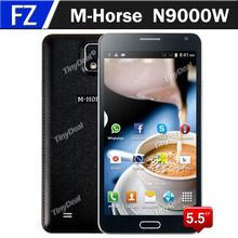 In Stock Original M-HORSE N9000W 5.5″ 5.5 Inch MTK6572 Dual Core Android 4.2.2 Unlocked Smart 3G Phone 5MP CAM 512MB RAM 4GB ROM
