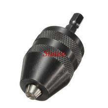 2015 oferta especial limitada Dremel herramientas Furadeira 3 unids/lote _ 1/4 sin llave broca Chuck adaptador convertidor mango hexagonal herramienta eléctrica