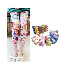 New Baby Kids Girls Pattern Printed Leggings Trousers Pants Underwear 5 12 Years