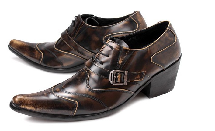 pointed heel shoes for men